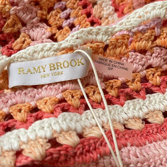 Ramy Brook $495 Amal Crochet Midi Dress Size Small NWT - Picture 9 of 10